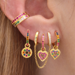 Set Anastacia (dorado y plateado)