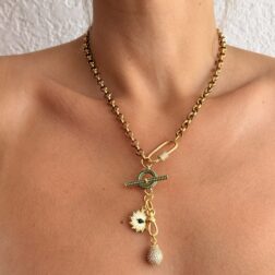 Collar Atalanta verde