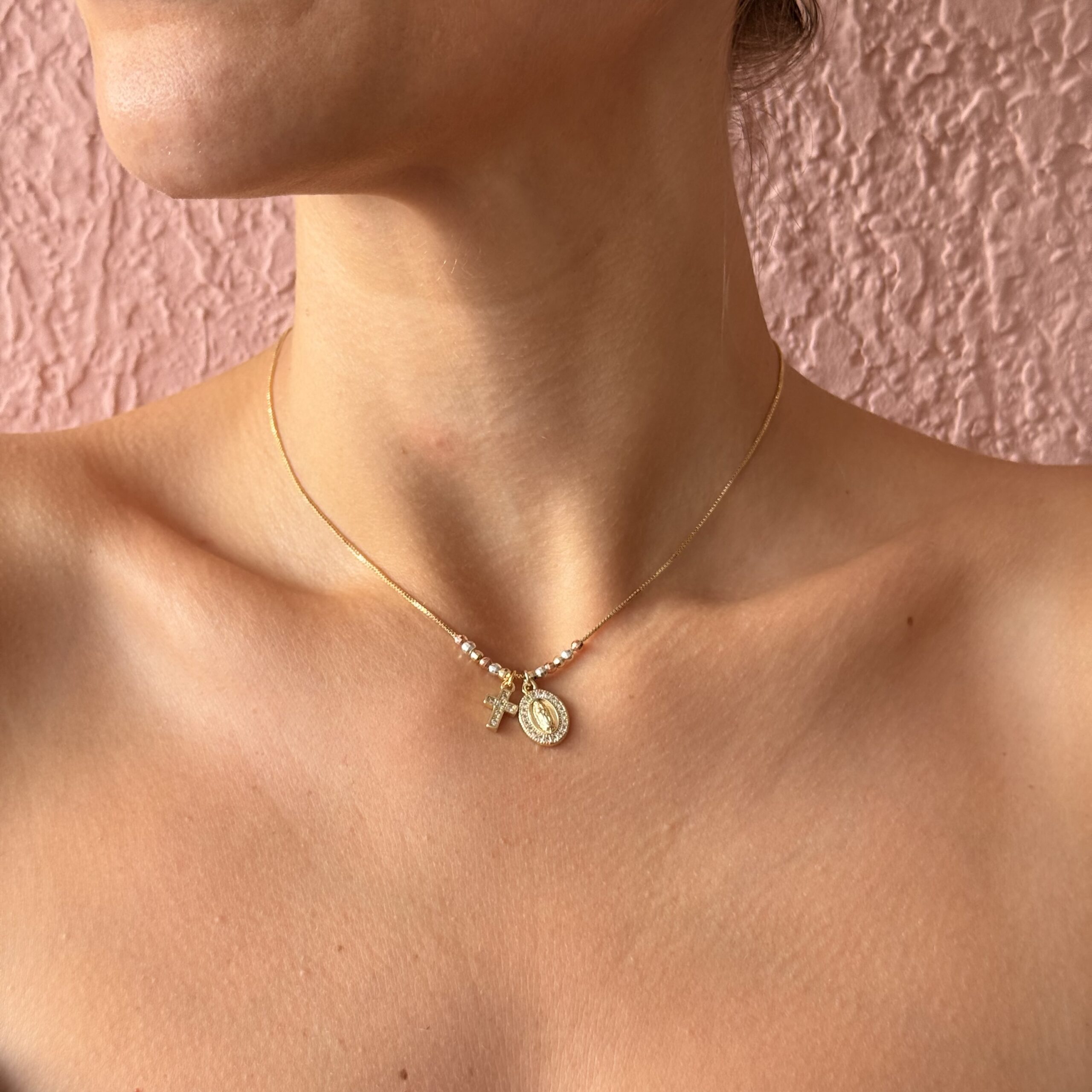Collar Virgen Cruz - Imagen 2