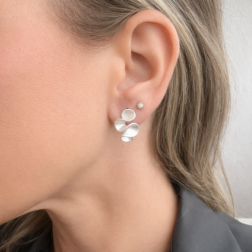 Aros Aitana Plateado Grande