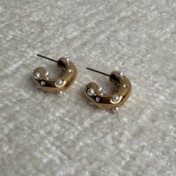 Aros perlitas y brillo